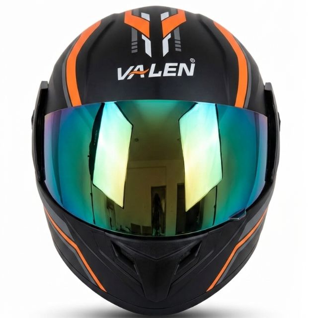 Valen Helmet – Unbreakable Glass Full Face - Multiple Colour Graphics